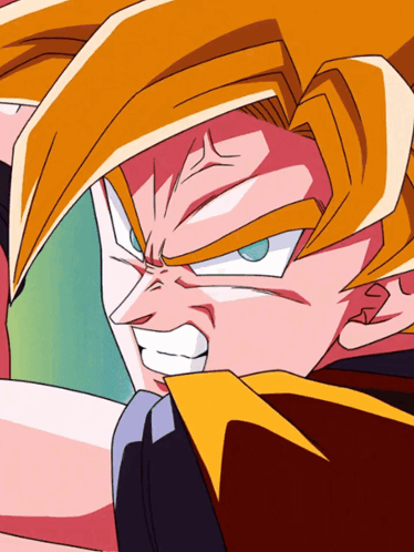 A Close Up Of A Cartoon Character With Red Hair GIF