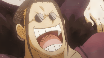 A Close Up Of A Cartoon Character With Sunglasses On GIF