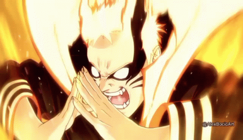 A Close Up Of A Cartoon Character With The Name Alexbocioart On The Bottom Right GIF