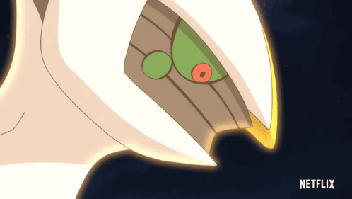 A Close Up Of A Cartoon Character With The Netflix Logo In The Corner GIF