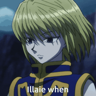 A Close Up Of A Cartoon Character With The Words Illaie When Written Below It GIF