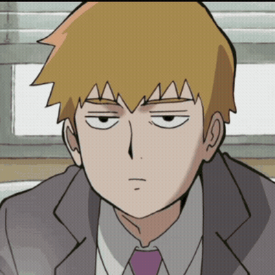 A Close Up Of A Cartoon Character With Yellow Hair GIF