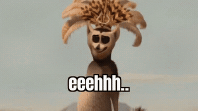 A Close Up Of A Cartoon Elephant 'S Face With A Squirrel On Top Of It . GIF