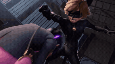 A Close Up Of A Cartoon Girl Covering Her Eyes With Her Hands . GIF