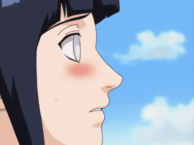 A Close Up Of A Cartoon Girl 'S Face With A Blue Sky In The Background GIF