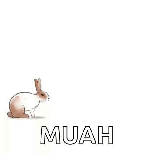 A Close Up Of A Cat 'S Nose With The Word Muah Written On It GIF