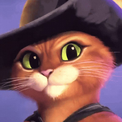 A Close Up Of A Cat Wearing A Black Hat GIF