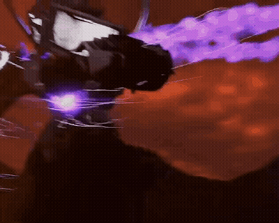 A Close Up Of A Cat With Purple Smoke Coming Out Of Its Mouth GIF