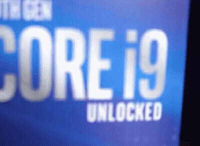A Close Up Of A Computer Screen With The Words Core 19 Unlocked On It GIF