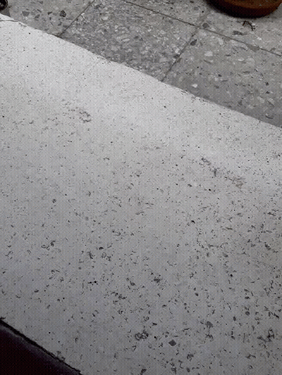A Close Up Of A Concrete Wall With A Lot Of Small Stones On It GIF