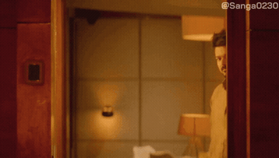 A Close Up Of A Door With The Hashtag Sanga023o On The Bottom GIF