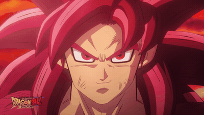 A Close Up Of A Dragon Ball Character With The Words Dragon Ball On The Bottom GIF