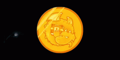 A Close Up Of A Dragon 'S Face With Yellow Eyes . GIF