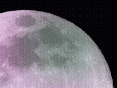 A Close Up Of A Full Moon With A Black Background GIF