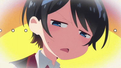 A Close Up Of A Girl Making A Silly Face GIF