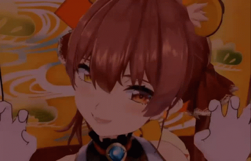 A Close Up Of A Girl 'S Face And Hands GIF
