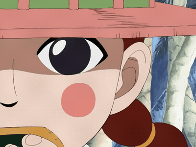 A Close Up Of A Girl 'S Face With A Pink Hat On GIF