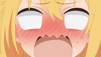 A Close Up Of A Girl 'S Face With A Tear Coming Out Of Her Eye GIF