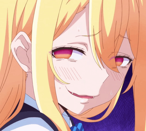 A Close Up Of A Girl 'S Face With Red Eyes GIF