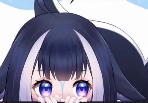 A Close Up Of A Girl 'S Face With The Letter Y Visible GIF