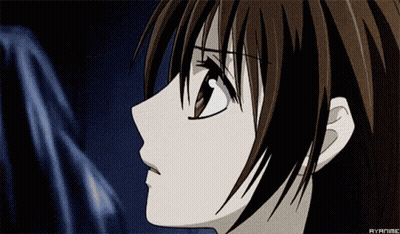 A Close Up Of A Girl 'S Face With The Words Ryanime Written Below It GIF