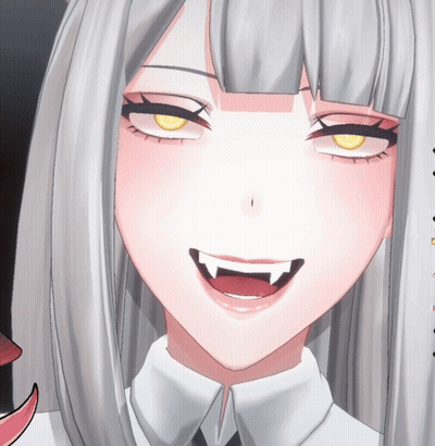 A Close Up Of A Girl 'S Face With Yellow Eyes GIF
