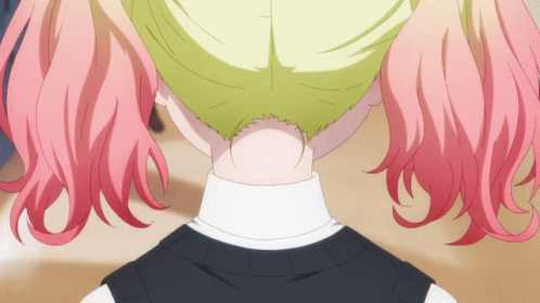 A Close Up Of A Girl 'S Neck And Hair GIF