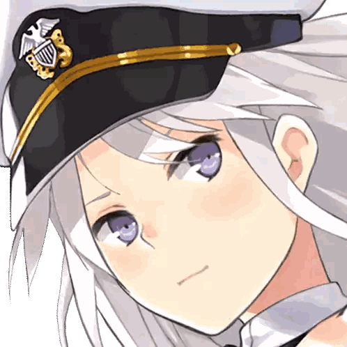 A Close Up Of A Girl Wearing A Hat With A Eagle On It Sticker