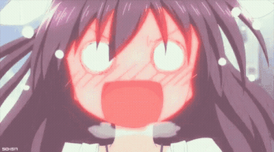 A Close Up Of A Girl With A Surprised Look On Her Face . GIF