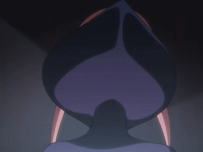 A Close Up Of A Girl With Pink Hair GIF