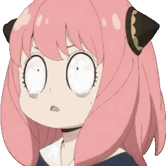 A Close Up Of A Girl With Pink Hair Making A Funny Face Sticker