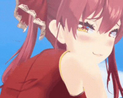 A Close Up Of A Girl With Red Hair GIF
