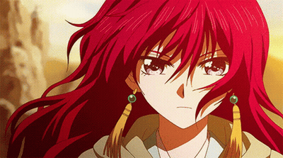 A Close Up Of A Girl With Red Hair GIF