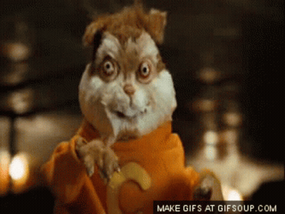 A Close Up Of A Hamster With A Make Gifs At Gifsoup.com Logo GIF