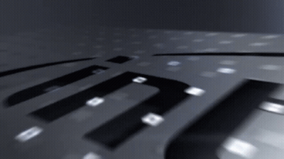 A Close Up Of A Keyboard With The Letters T And U On It GIF