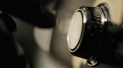 A Close Up Of A Knob With A White Circle In The Middle GIF