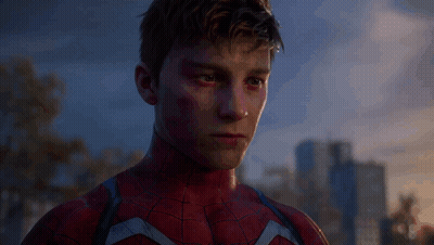 A Close Up Of A Man In A Spider-Man Suit GIF