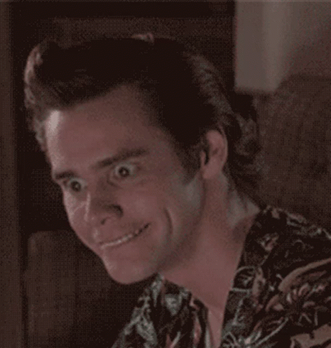 A Close Up Of A Man Making A Funny Face . GIF