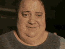 A Close Up Of A Man 'S Face And Neck GIF