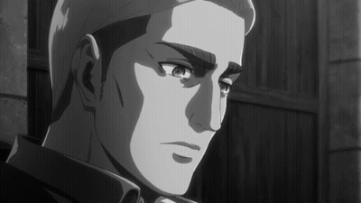 A Close Up Of A Man 'S Face In A Black And White Drawing GIF