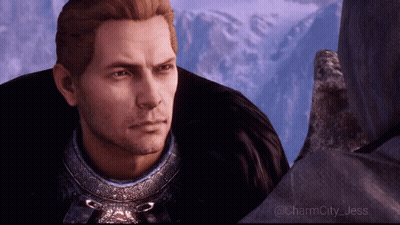 A Close Up Of A Man 'S Face In A Video Game With The Name Charmcity Jess At The Bottom GIF