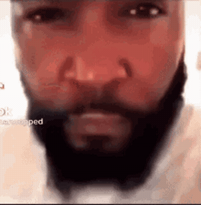 A Close Up Of A Man 'S Face With A Beard And Bow Tie . GIF