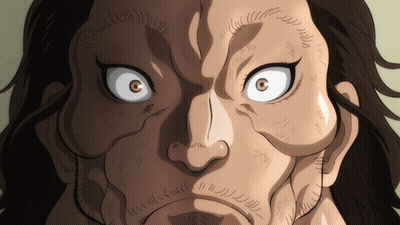 A Close Up Of A Man 'S Face With A Beard And White Eyes GIF