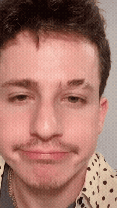 A Close Up Of A Man 'S Face With A Beard GIF
