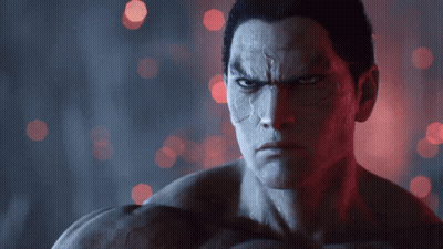 A Close Up Of A Man 'S Face With A Dark Background GIF