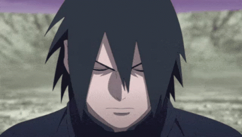 A Close Up Of A Man 'S Face With A Purple Background GIF