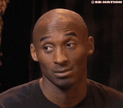 A Close Up Of A Man 'S Face With A Sb Nation Logo In The Background GIF