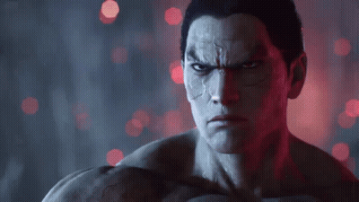 A Close Up Of A Man 'S Face With A Serious Look On His Face In A Video Game . GIF