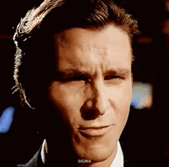 Serious Man's Face Close Up GIF