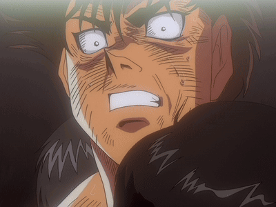 A Close Up Of A Man 'S Face With A Shocked Expression GIF